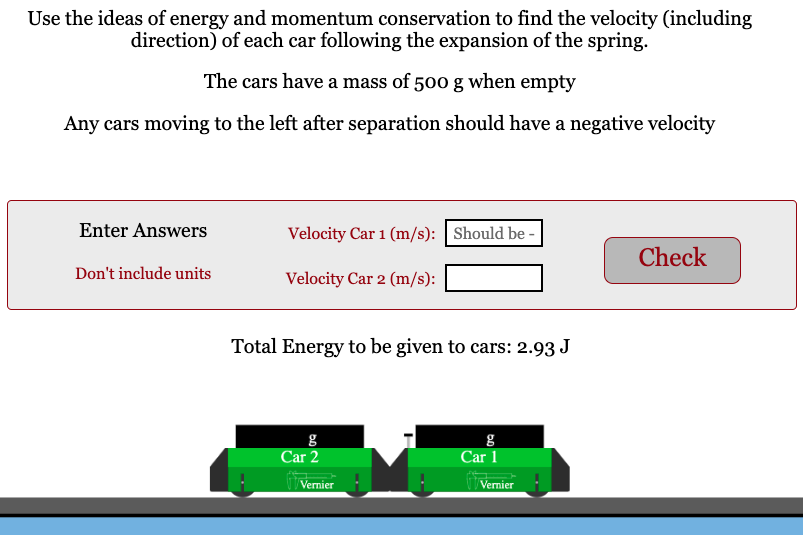 Energy And Momentum Conservation Level 1