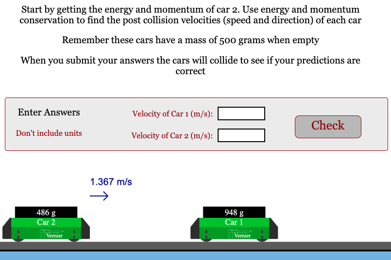 Energy and Momentum Conservation Level 2