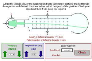 Mass and Speed of a Particle