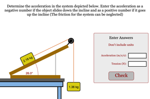 Newton's Law System on Incline Problem