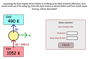 Work (Carnot Engine)