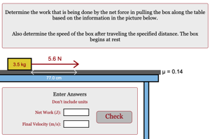 Work (Horizontal Net Work)
