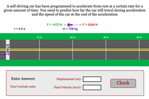 Car Acceleration from Forces