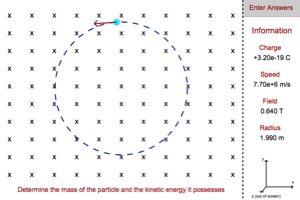 Mass of Particle in Magnetic Field