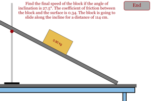 Energy on Incline with Friction