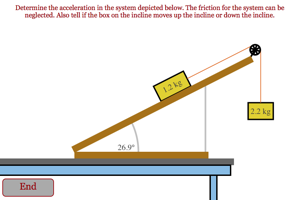 Newton's Law on Incline Simple